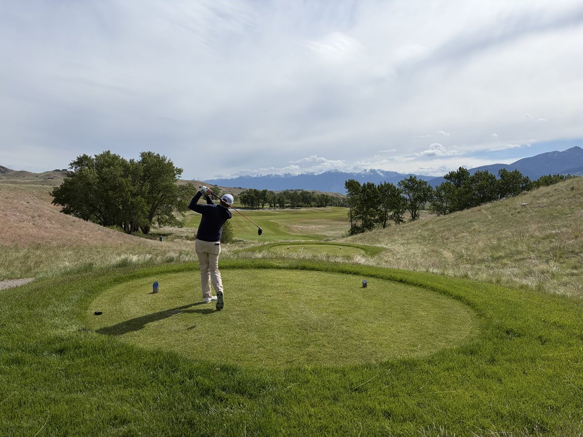 Love3GolfDesign's tweet photo. Played Rising Sun today in Montana 🏔️

Always fun to see a course fully grown in after our work and being able to chase the white ball around. https://t.co/NURj3F8sIS