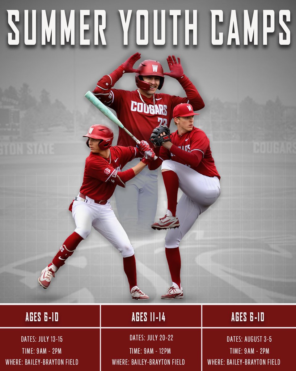 wsucougarbsb's tweet photo. Don’t miss out on an opportunity to work with the 2026 Mountain West Champions!

https://t.co/HHSjNE8pd8 https://t.co/mCmJaqytZC