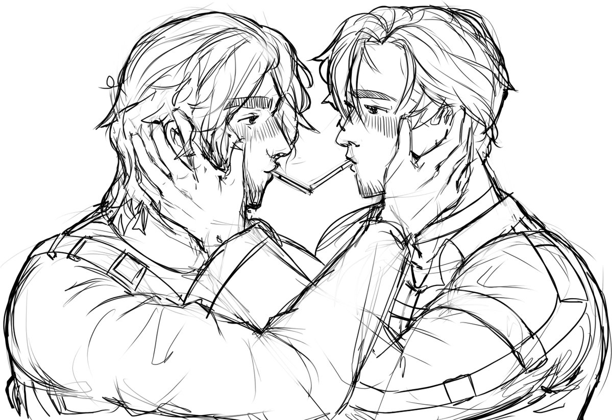 chudicarly's tweet photo. Warden I want you to know there are 2 gay men in your prison and I need you to deal with them IMMEDIATELY NOW NOW NOW NOW 😡😡

self indulgent ocxcanon slop by @bubaswag 😋 https://t.co/FrOYCuSS1A