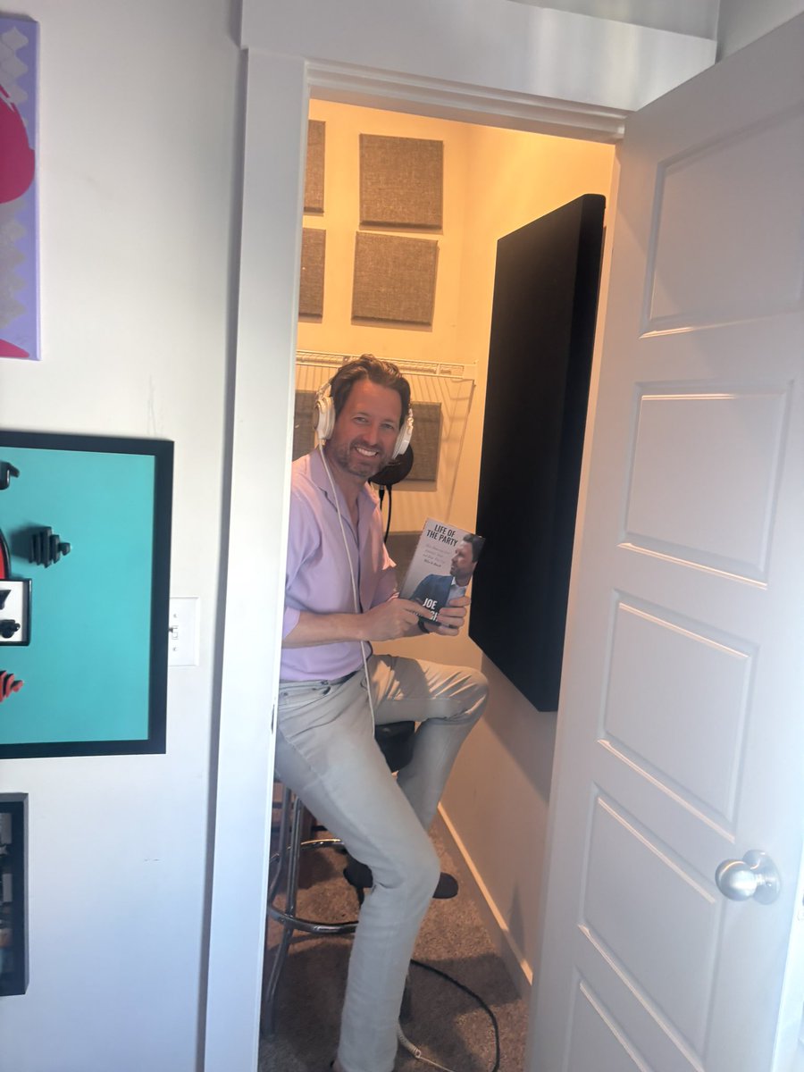 JoeCunninghamSC's tweet photo. Life of the Party is officially available as an audiobook! 

For everyone who’s been asking - or anyone who prefers to listen instead of read - you can now get the full audiobook on Audible. 

Listen here: https://t.co/nzQv5VyPDB https://t.co/LfqziwwsWG