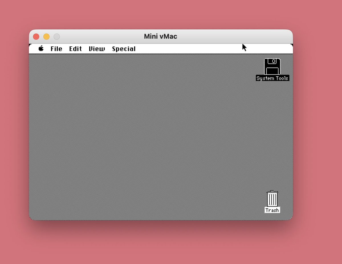 bartdecrem's tweet photo. I asked claude to build a Sudoku app for the Macintosh Plus and now it built (compiled?) a full Macintosh OS 6.0.6 for testing. https://t.co/j1xEy6FuKy