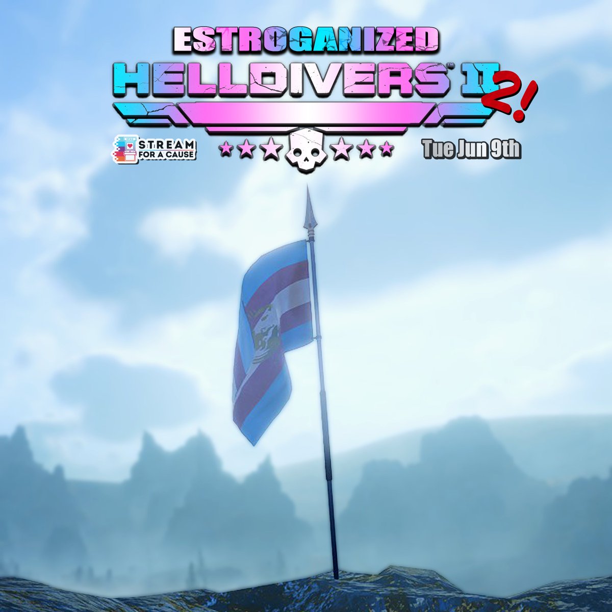 JadeDoeDesu's tweet photo. CHARITY STREAM ANNOUNCEMENT

On June 9th I will be streaming Helldivers 2 again for my second charity stream!

Will be raising funds for @Streamcause ! https://t.co/M2tAXPlstx