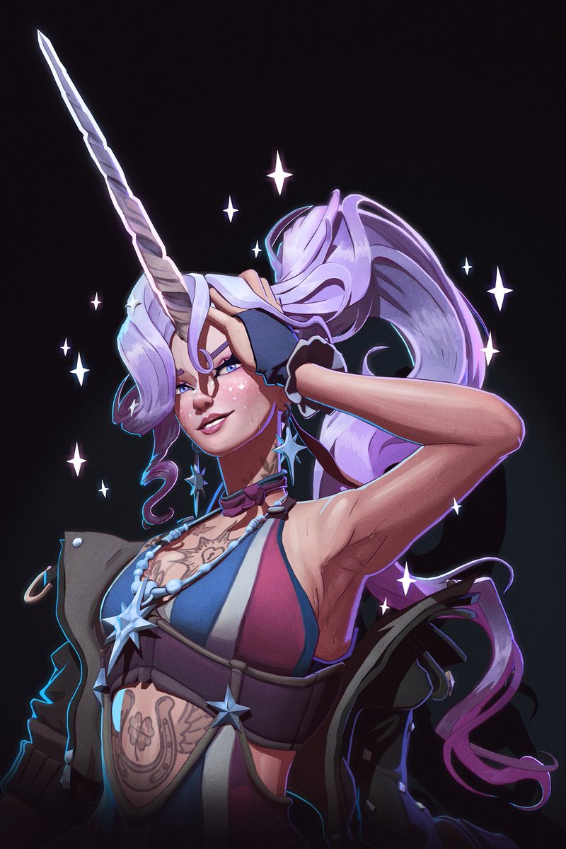 toilethorseshoe's tweet photo. unicorns are kinda like horses.  

#deadlock #celeste #blender3d https://t.co/bqboEKHBjY