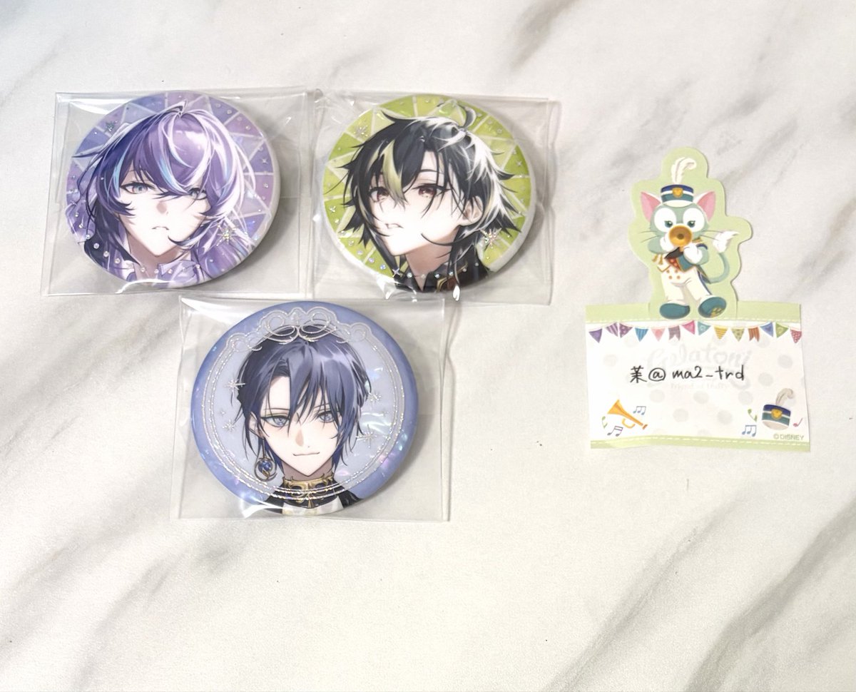 ma2_trd's tweet photo. 《交換・買取》 にじさんじ Dytica 3周年 缶バッジ

《譲》画像1/定価+送料

《求》 画像2

▶︎郵送1~
▶︎あと4点求めているため買取も◎

お気軽にお声かけください🙇🏻‍♂️ https://t.co/hhKVeTcgr4