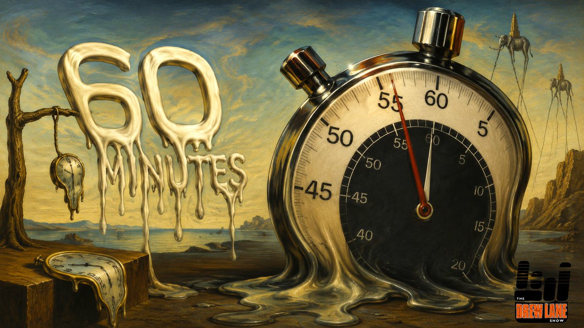 DrewLaneShow's tweet photo. Time's Up 60 Minutes - June 2, 2026

60 Minutes staff and new boss clash, Meghan Markle expert Mark Dolan joins us, Kristin Cavallari victimized by nude move, Pride Month, Erika Kirk's dating life, Black Crowes v. USA chants, J-Lo insists her new movie won't suck, and The Orgy Dome launches a GoFundMe.