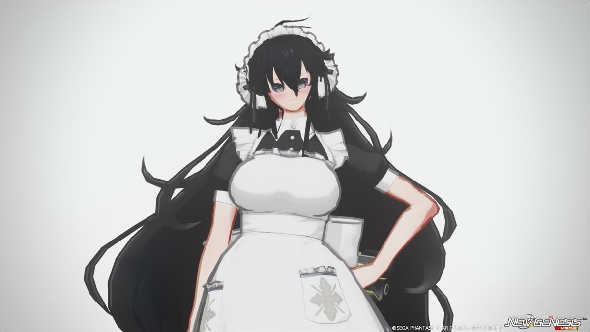 maid_mizuki's tweet photo. #PSO2NGS
#PSO2NGS_SS
今日の夜勤は残業でした🙇
皆様、おはようございます🙇

サブ黒メイドさんのクラシックメイド服です🖤 https://t.co/YucaEoh2GJ