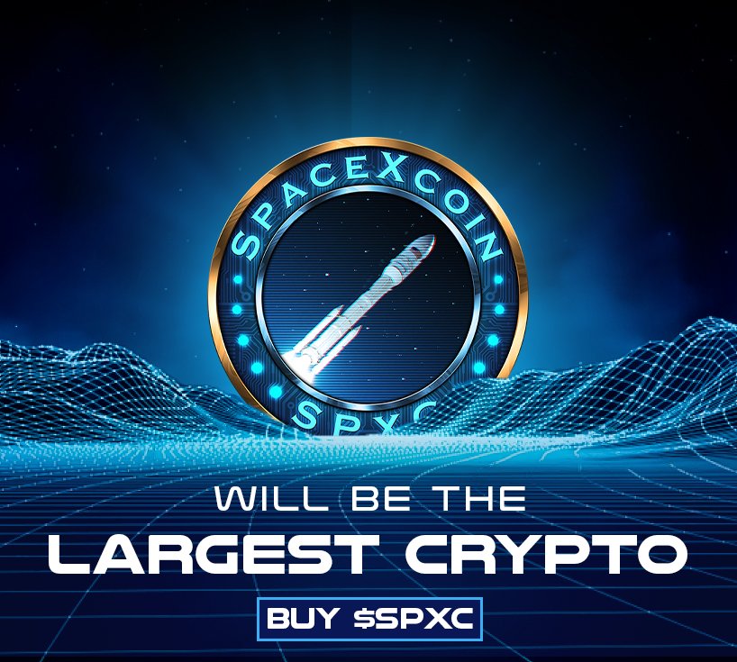 SpaceXCoin_Com's tweet photo. @Kalshi Buy $SPXC from Pancakeswap. This SpaceXCoin is the next big #Memecoin. Not a surprise. Let's make it happen! https://t.co/PbCazBKLQA