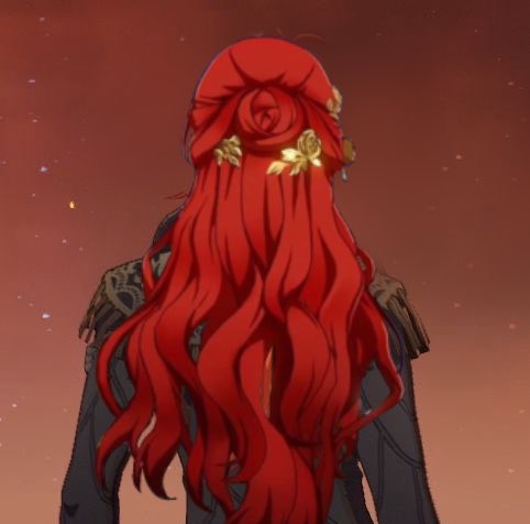 FelixLuvsSunday's tweet photo. @dilucsmodel hi!! I did like a very quick edit of what it would look like if Diluc had Himeko’s hair ￼🚕🚕🚕 https://t.co/gozJhxHrVW