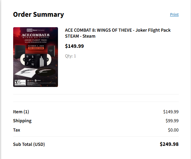 Dagran2K's tweet photo. pre-ordered but 100$ shipping is crazy https://t.co/BsVH6rNoht