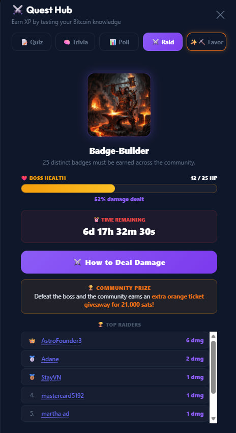 BTCedu_app's tweet photo. After nearly 7 hours from spawning, our first Raid Boss is at less than 50% Health. Well done, Scholars! Keep it up! 
https://t.co/UTglJt41w6

#Bitcoin https://t.co/ADN6fm7G3Y