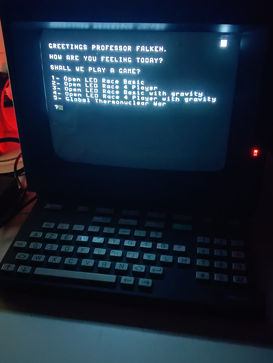 openledrace's tweet photo. Tonight we've been working on an #OpenLedRace configuration menu for use with an original Minitel 2 https://t.co/6LnL894h6Y
