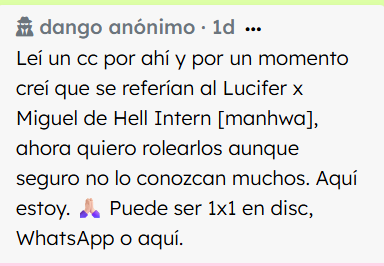 dango_cc's tweet photo. ¡buscan 1x1 de lucifer x miguel de hell intern! https://t.co/CIRwkyyeLQ