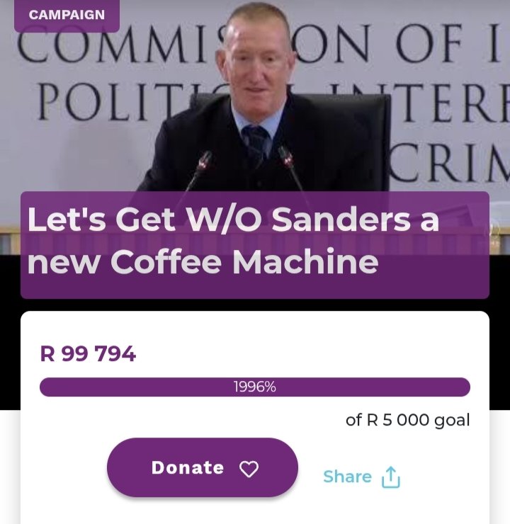 Dzungie007's tweet photo. South Africa...

I can't believe you guys raised R100K for Warrant Officer Sanders. It may not heal the wounds he suffered, but at least he'll know that the country appreciates him. https://t.co/hRfZ5Vhrgs