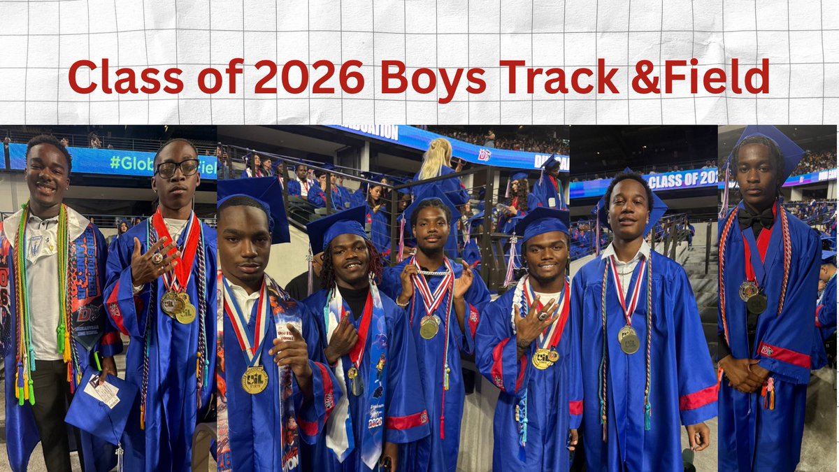 Duncanville_TF's tweet photo. Congratulations to our Class of 2026 Boys Track &amp; Field Seniors! 
#DuncanvilleFAST #CityofChampions https://t.co/7a2Rplk81C