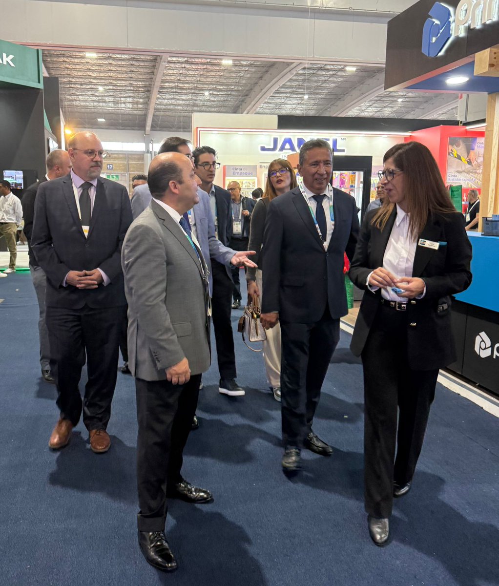 CANAFEM's tweet photo. Estuvimos presentes en la inauguración y corte de listón de @ExpoPack México 2026, en representación del sector de envases metálicos. https://t.co/pi9LkzXeiM