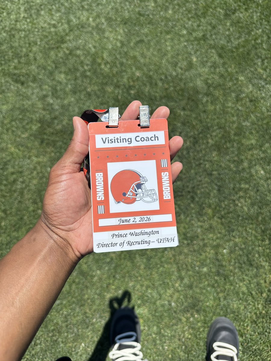 PRINCE4BP's tweet photo. Thank you to the Browns for the opportunity. Had a great time with some great people @LoganFano @FanoSpencer https://t.co/7HmTQflcwi