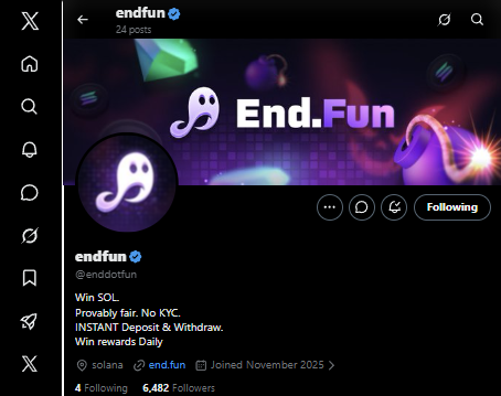 karcgo's tweet photo. @enddotfun @endfunmoments Hk782umTsy1EVFLzxWHUVuCuyub6snQ4eWrw571FQivk

Done with notif on. https://t.co/jox4fbyx6b
