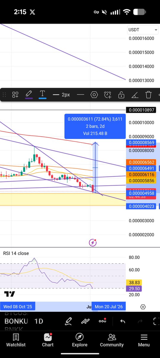 _ShaneDaMane_'s tweet photo. This is where you long with everything you have... 

Total2 is about to rally so damn hard from this bear trap! 

$Bonk is looking at a 75% recovery from these levels. 

Alts will be cooking ! 

Who's stacking? https://t.co/RSigf1jZTg