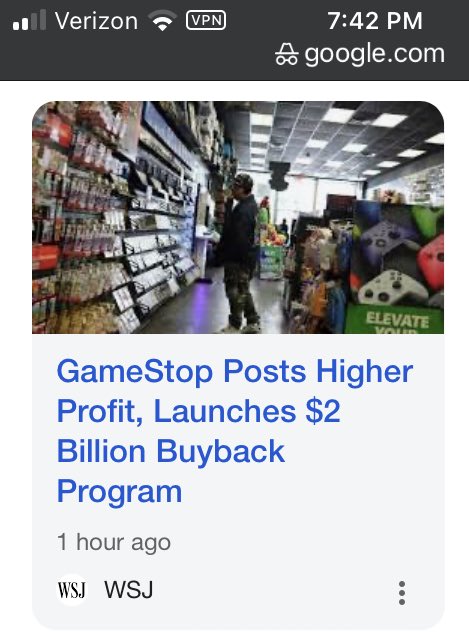 2ReachMichael's tweet photo. Wow. I stepped outside to weed for a while and came back to $GME stock buyback! Can’t Stop, Won’t Stop,
GameStop!
🍌🦍🚀 https://t.co/a7beH86nAt