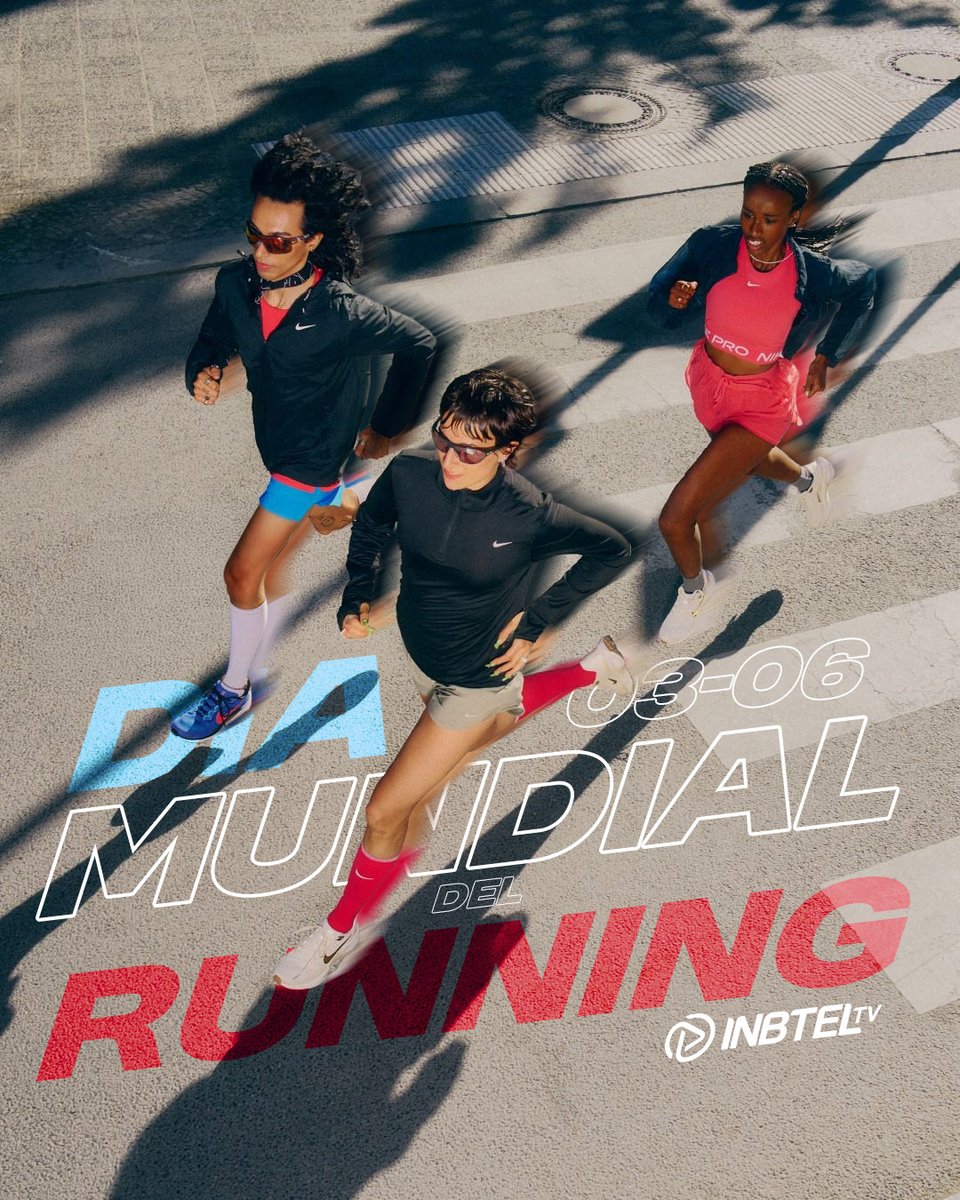 InbtelTv's tweet photo. 🏃‍♂️🌎 Hoy celebramos el Día Mundial del Running.

Una fecha para reconocer la pasión, disciplina y esfuerzo de quienes disfrutan correr y superarse día con día. 💪✨

¡Feliz Día Mundial del Running! 🏅

#DíaMundialDelRunning #Running #Runner #Deporte #INBTELTV https://t.co/XEUPNGzxm0