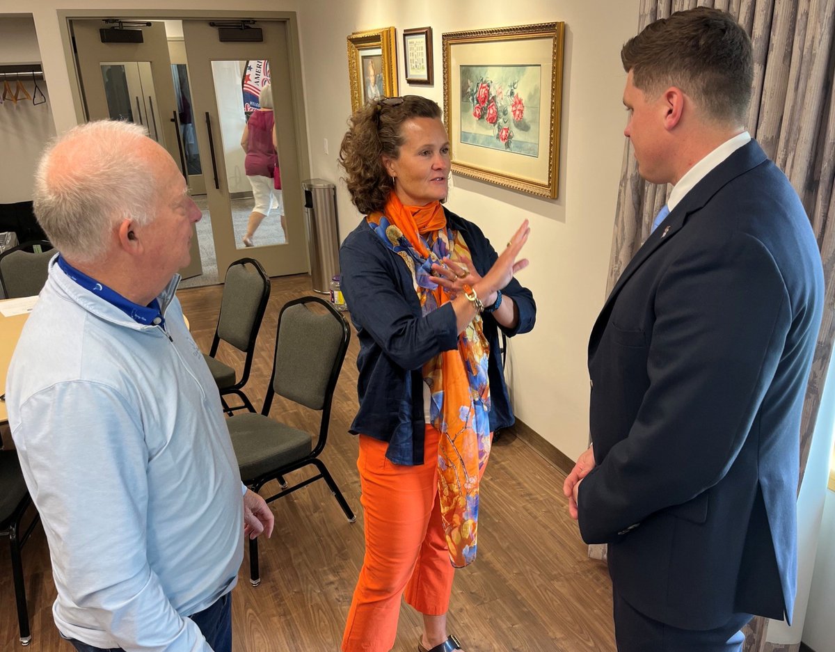NeTreasurer's tweet photo. Thanks to the Seward County Chamber &amp; Development Partnership and @CityofSeward for hosting Treasurer Spellerberg yesterday! We enjoyed the opportunity to update all of you on the latest developments from the State Treasurer's Office. https://t.co/JTI7ZvHtOu