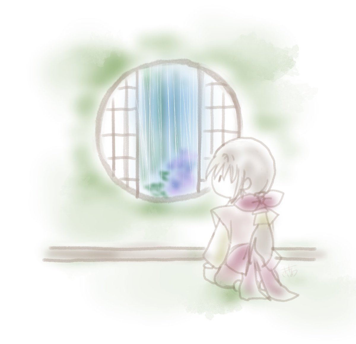 Post by 桔梗（むらさきふうせん） on X: ☔️
