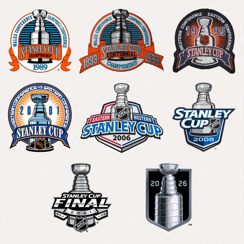 milesbolt's tweet photo. The NHL Stanley Cup Final patch made its debut in 1989.

Here's how it's evolved over the years ⬇️

📸: https://t.co/10tdFeTArk https://t.co/BR7pFTdIUv