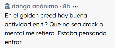 dango_cc's tweet photo. ¿opiniones de @/GoldenCreedRP ? https://t.co/kUCW288cX0