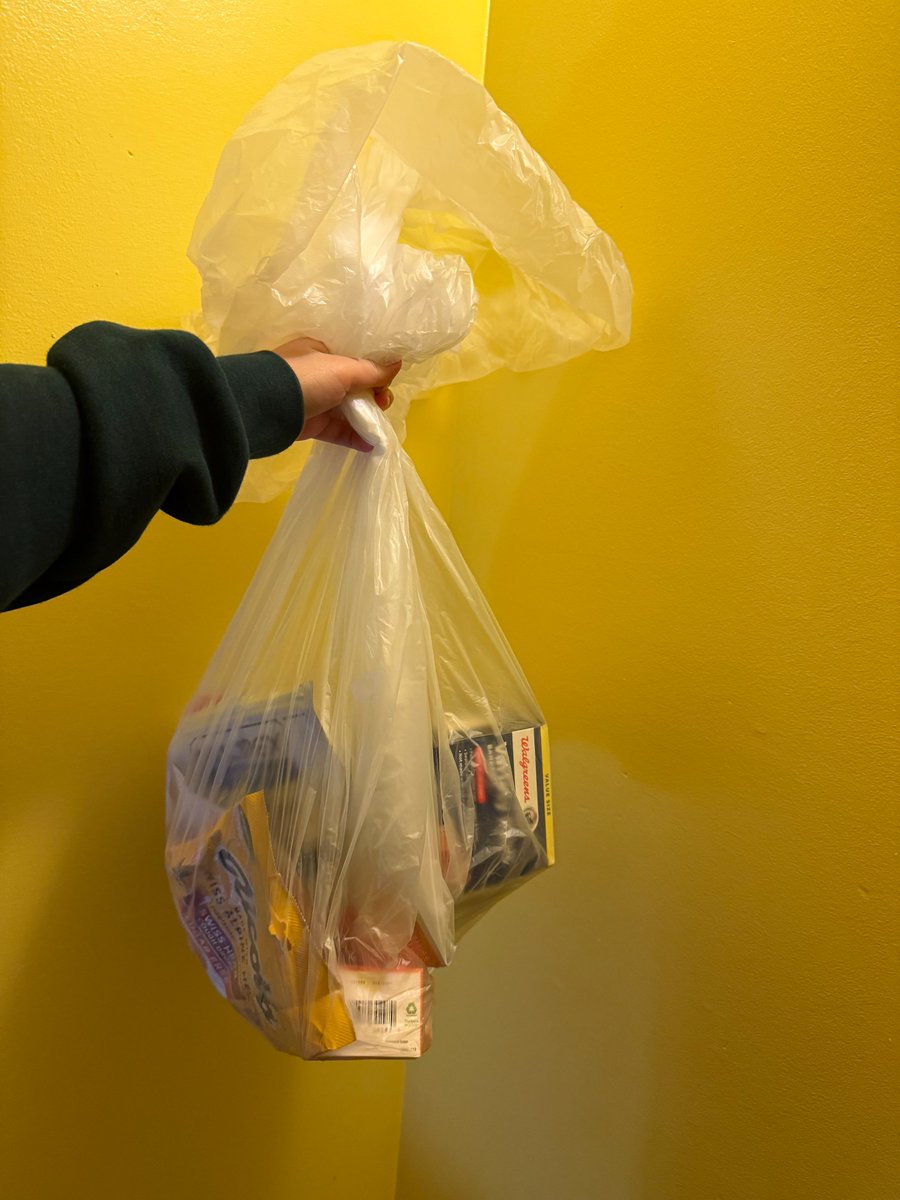 CocoBuildsStuff's tweet photo. went to a @Walgreens in SF

cashier asked if I wanted a bag. i said yes

and he handed me this and acted like it was completely normal :) https://t.co/NgPXzLD15E