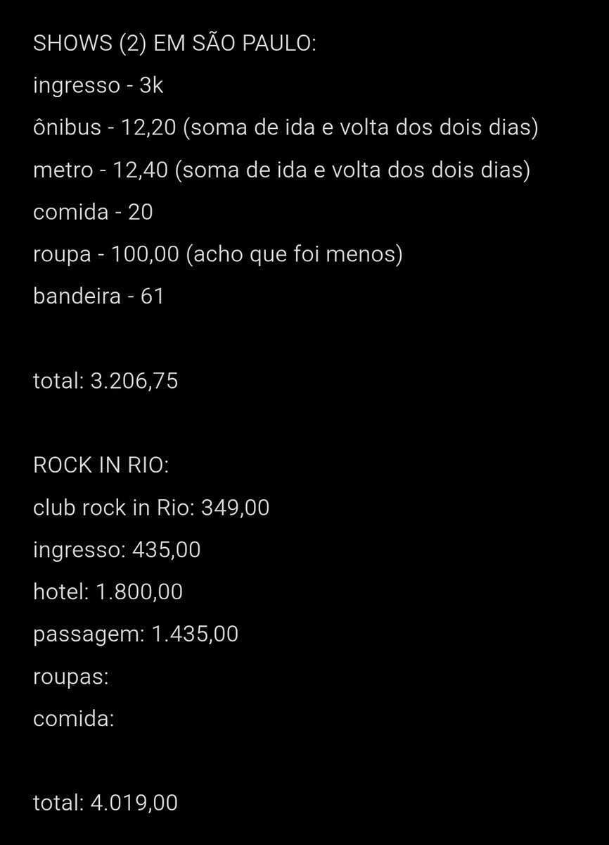 namodojeonginnn's tweet photo. vocês tem noção que um festival em outro estado tá saindo quase o mesmo preço que DOIS shows que fui na mesma cidade que eu moro????? a diferença entre a dominATE e o rock in Rio é gritante https://t.co/tPjfh7rdph