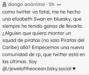 dango_cc's tweet photo. ¿alguien para hacer squad de piratas con este elizabeth swan en bluesky? https://t.co/wToyRfU2Xt 🩷 https://t.co/nU7Yg3Q3ON