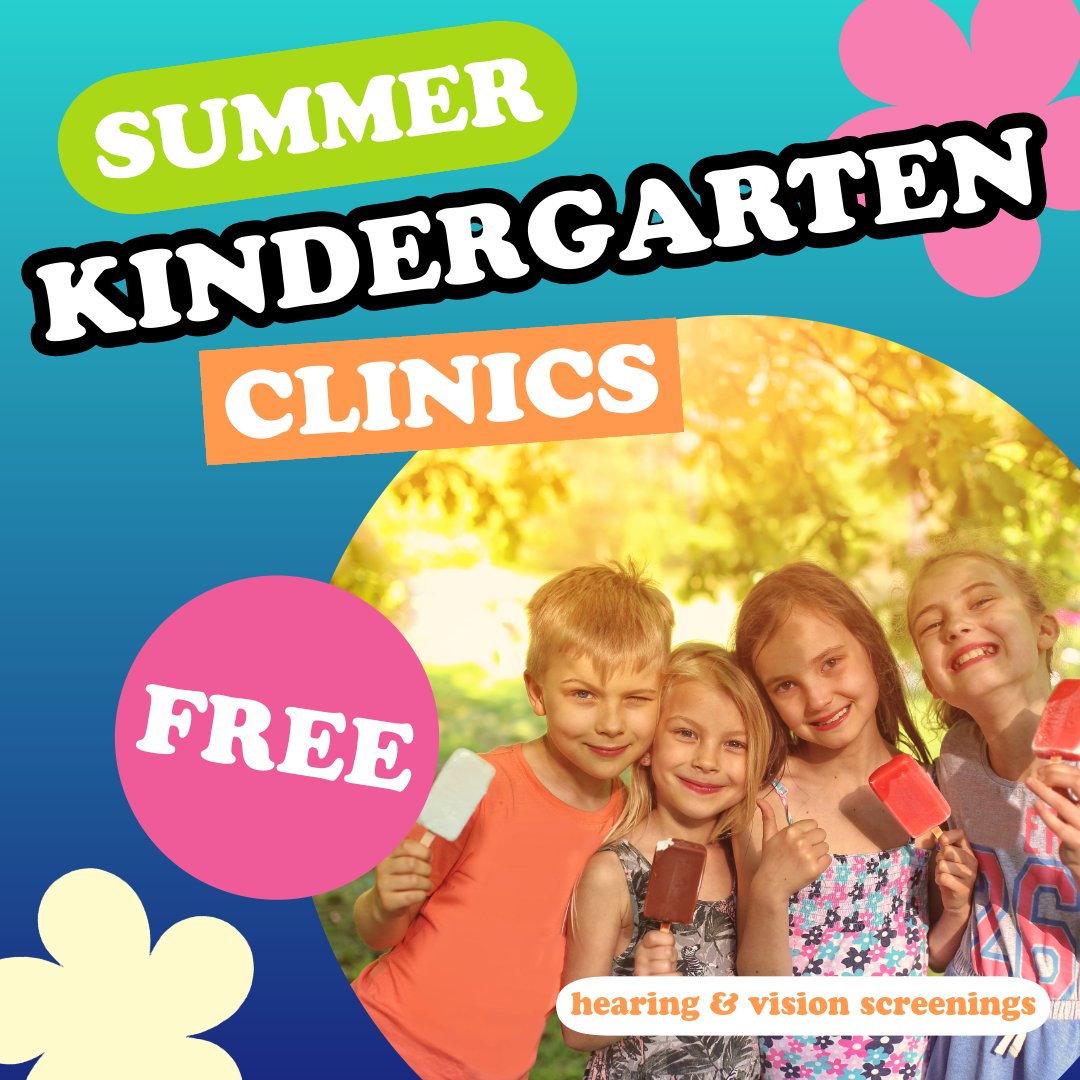 LenaweeHD's tweet photo. 🎒 Starting kindergarten this fall?

The Lenawee County Health Department is offering FREE Hearing &amp; Vision Screening Clinics this summer!

📅 June 5, July 10 &amp; August 7
🕘 9-11:30 AM &amp; 1-3:30 PM

Early detection can help children succeed in school. 👓👂📚 #LenaweeCounty https://t.co/3GEmTKGD4w