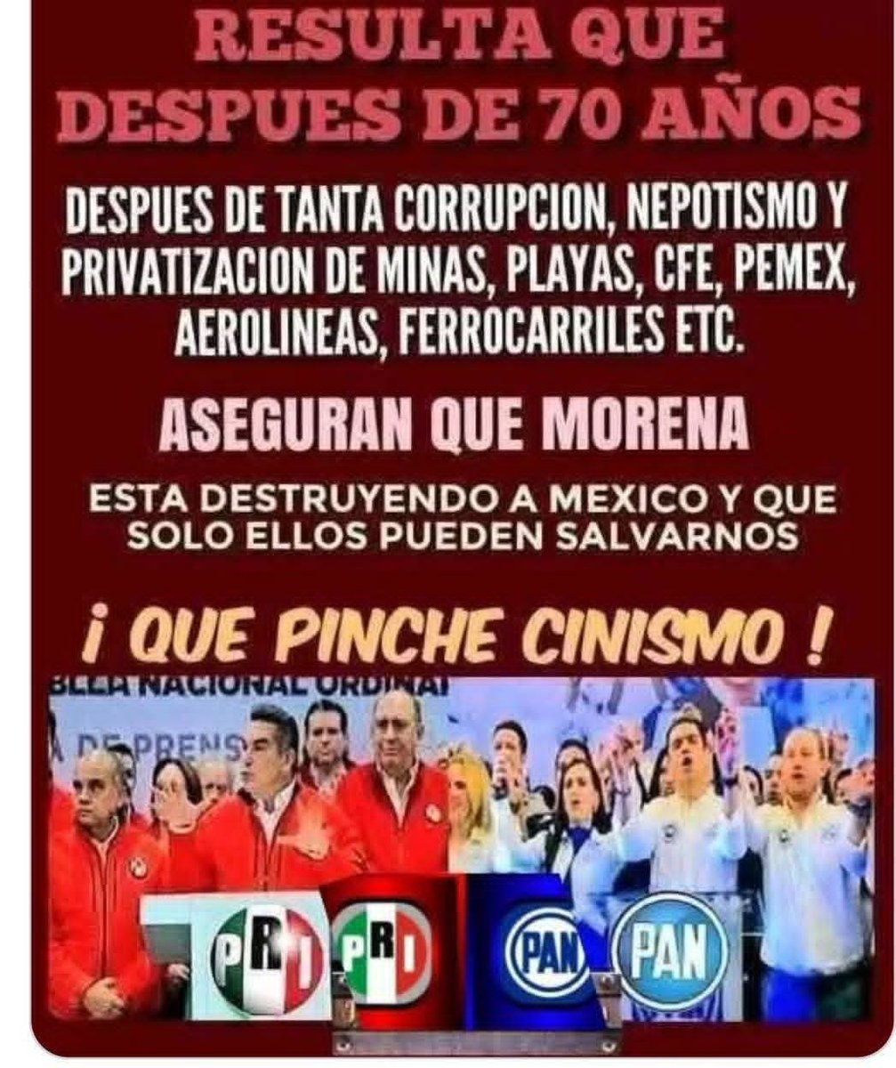 Genarovl's tweet photo. @LillyTellez El origen de todos los males en México sale del Prian. https://t.co/jxl83oorGR