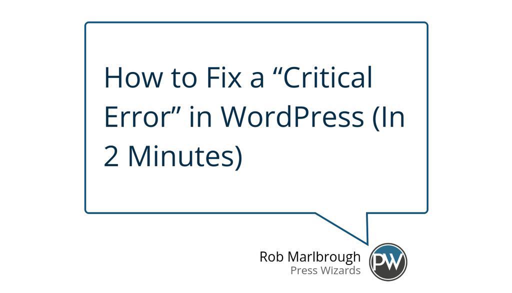 PressWizards's tweet photo. Once you complete these step by step, the error should now be gone and your site will load normally.

Read more 👉 https://t.co/NUssPXHRB8

#WordPressCriticalError #FixWordPress #SiteSuddenlyShows https://t.co/hZjs0JCqbu