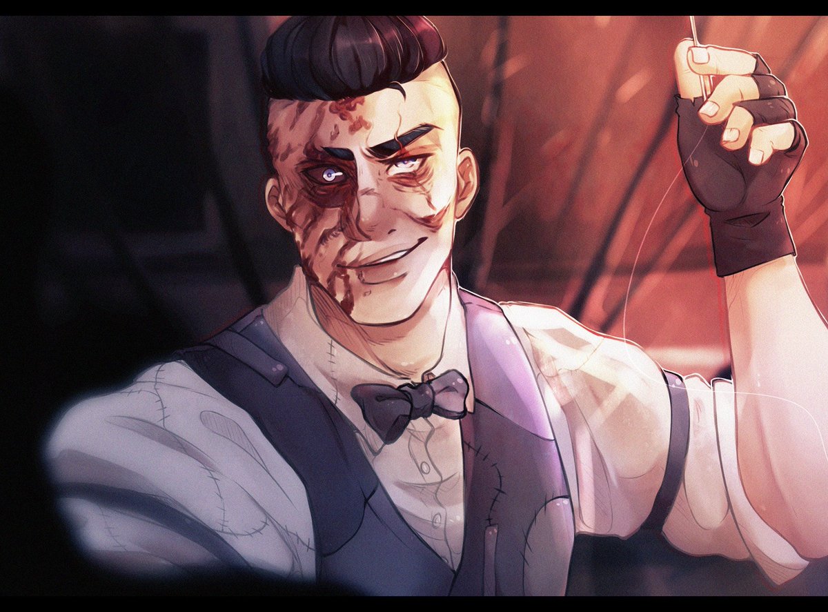 Flyremoon's tweet photo. I repost this old art of Eddie Gluskin from #Outlast ♥ https://t.co/esuFYUrSM5