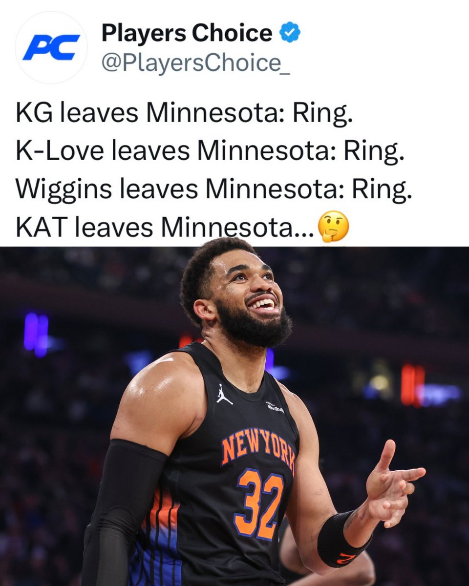 CaesarsSports's tweet photo. Is KAT the next ex-wolves to win a ring? 🤔 https://t.co/g1H3zK2qLu