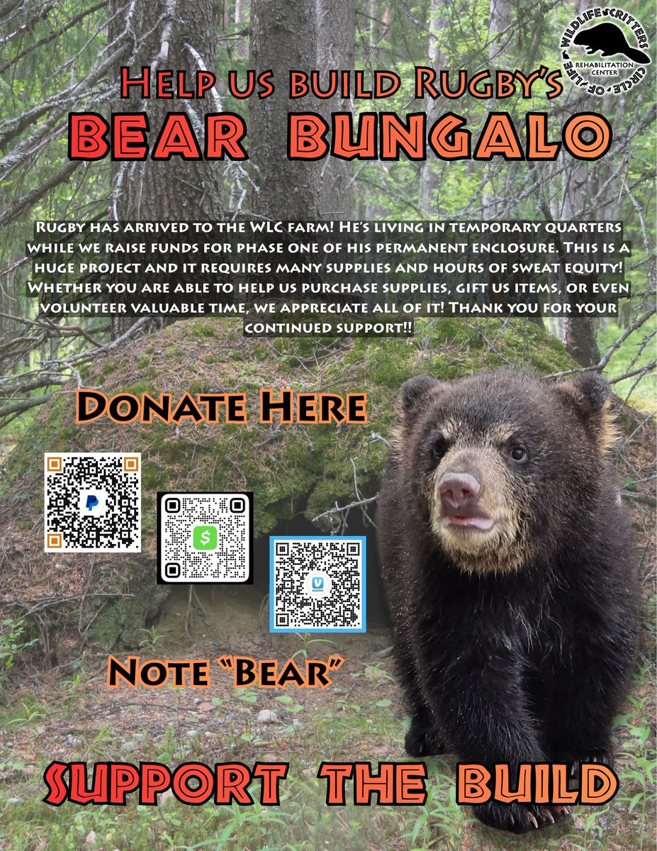 Helicoptergrl03's tweet photo. X doesn't allow me 3,000 characters in a post so I'll keep it short and sweet. 
Wildlife rescues do NOT receive government assistance but they ARE the ONLY place where wildlife can go for rehabilitation and/or sanctuary. We need donations. https://t.co/dLrWIZSV0d
