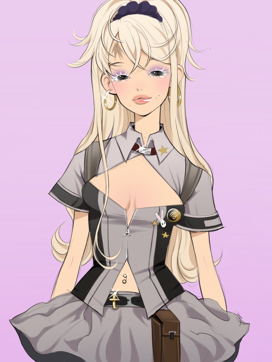 honestly_feist's tweet photo. the most stunning narin comm from the wonderful @giadeart 💜🔭 thank you so much for drawing her! #gachiakutaoc #gachioc https://t.co/2doKj0sMn5