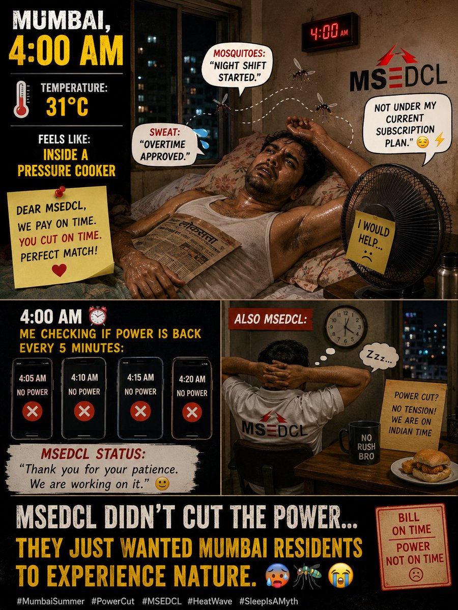 BBPco's tweet photo. @MSEDCL #msedcl #everydaypowerlessday #nopower #dombivli #palavacity https://t.co/1RgUfrRCY5