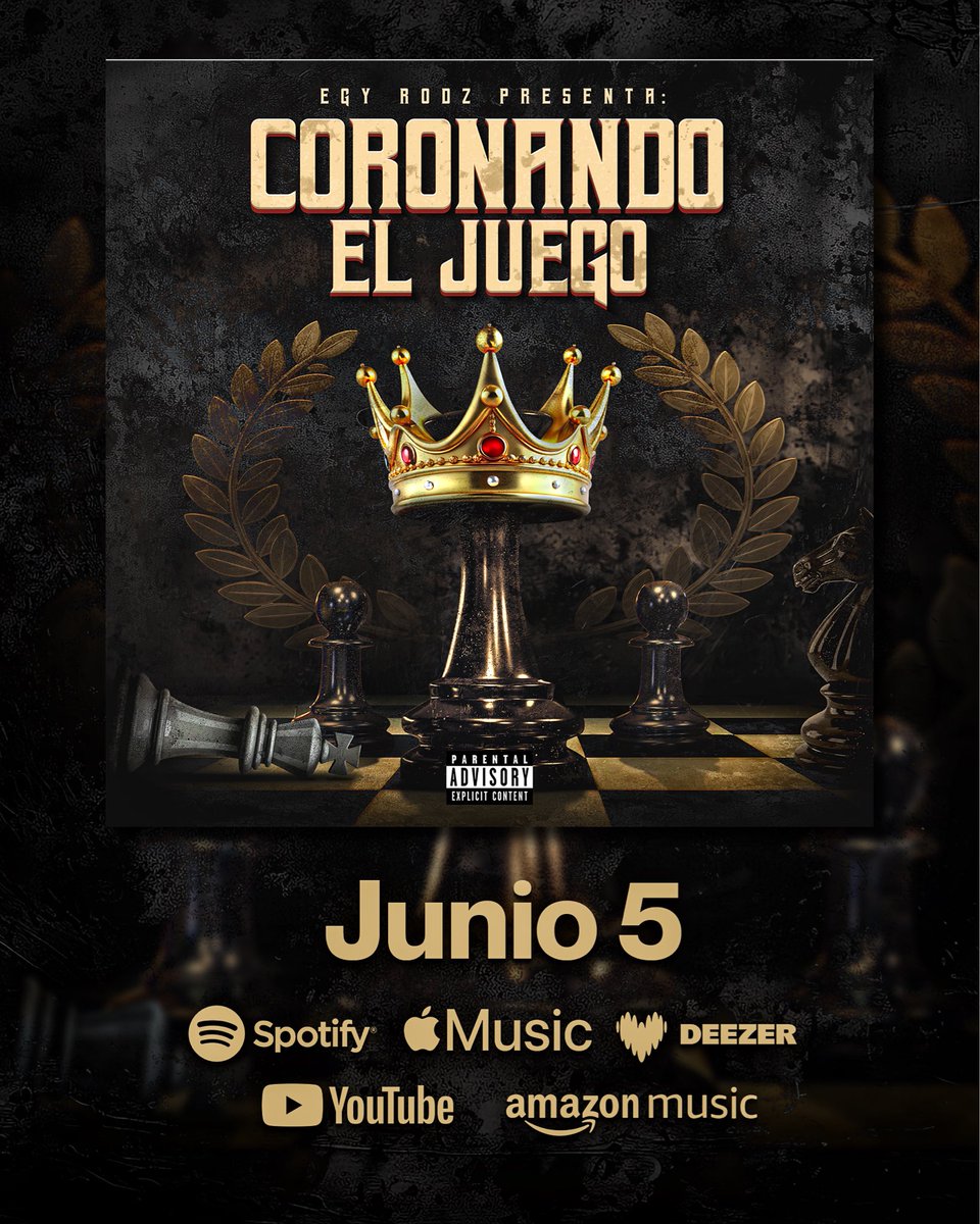 RodzTownRecords's tweet photo. CORONANDO EL JUEGO
👑

La espera terminó.

Nuevo álbum disponible este 5 de junio en todas las plataformas digitales.

Gracias a todos los raperos y poetas que confiaron en mi para crearles música a sus composiciones.

#CoronandoElJuego #EgyRodz #HipHop #Rap #NewMusic https://t.co/oYAABGfk9L