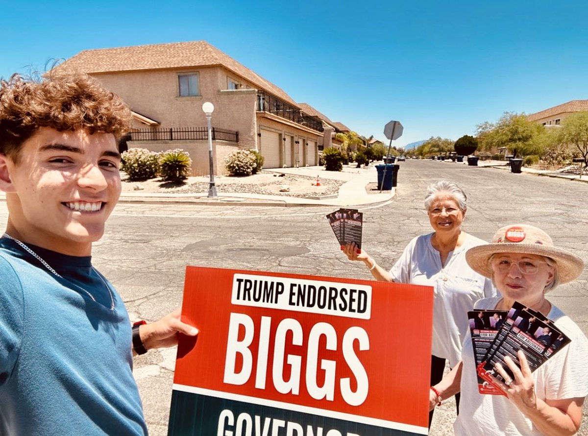 andybiggs4az's tweet photo. Our campaign is all over Arizona!

✅ Neighborhoods
✅ Intersections
✅ Republican Clubs
✅ Local Media

Primary Election Day is July 21st, ballots go out on June 24th!

Make a plan and VOTE to WIN BIGGLY! https://t.co/lix8kDA6KJ
