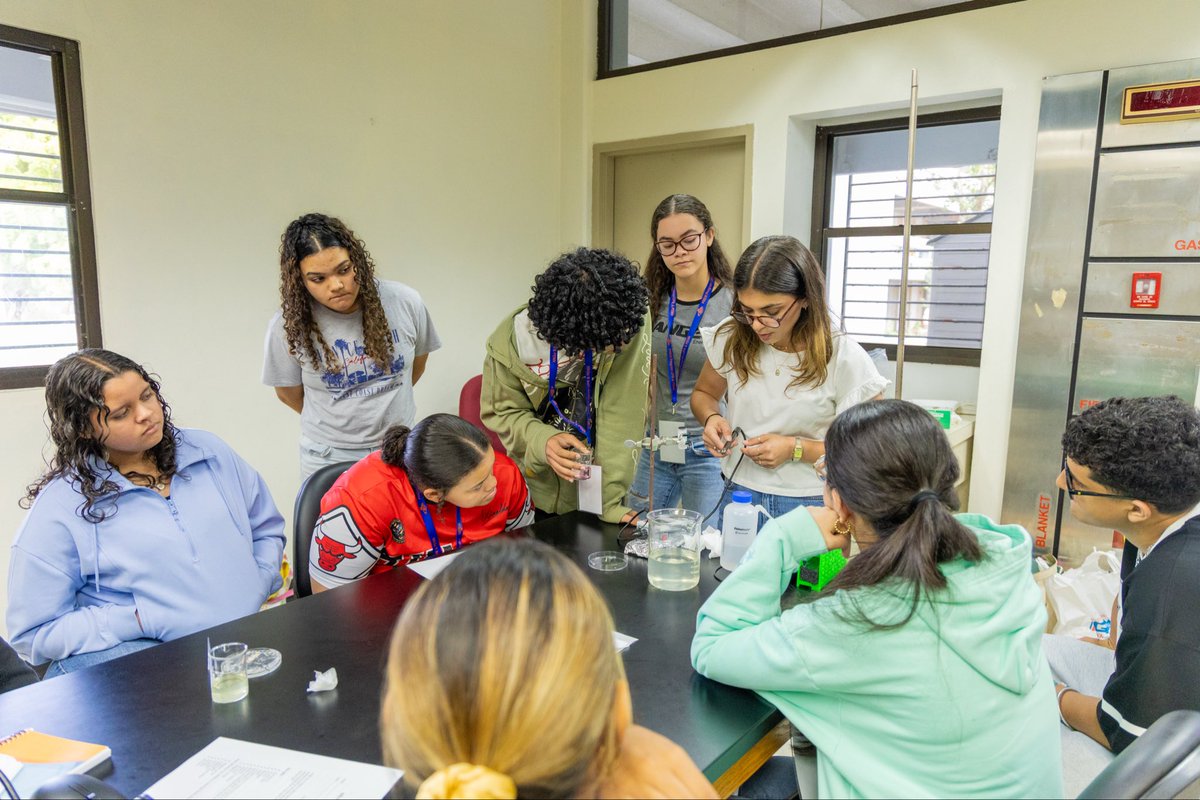 premuprh's tweet photo. 🔬 Día 2 de #ExperimentaConPREM2026 | UPR Humacao

Hoy nuestros participantes exploraron temas relacionados con las gráficas científicas y el taller Jell-O Chips, continuando su experiencia de aprendizaje e investigación en STEM.

¡Seguimos descubriendo, aprendiendo y creando! 🚀 https://t.co/sHlaSJKqoF