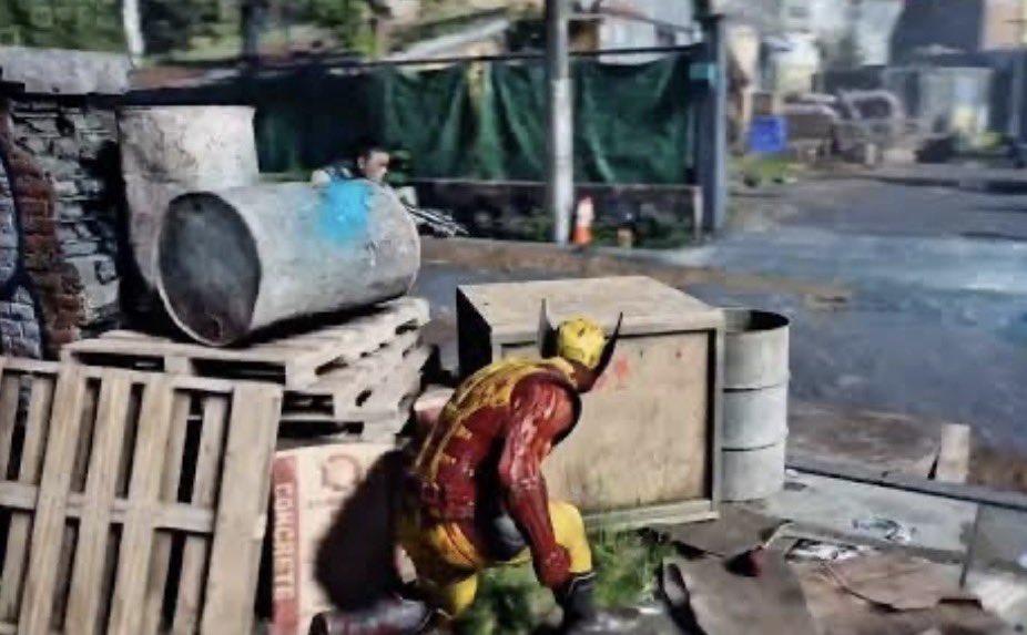 BigBoris_2's tweet photo. “Focus, L. These guys are serious. I know you have a healing factor, but I need you to get out with those racially ambiguous, orphan mutants in one piece.”

“Ugh, tell me about it. I could sure go for a THC seltzer right now.”

“See if you can find any spare parts lying around and I might just have one waiting for you when you get back.”