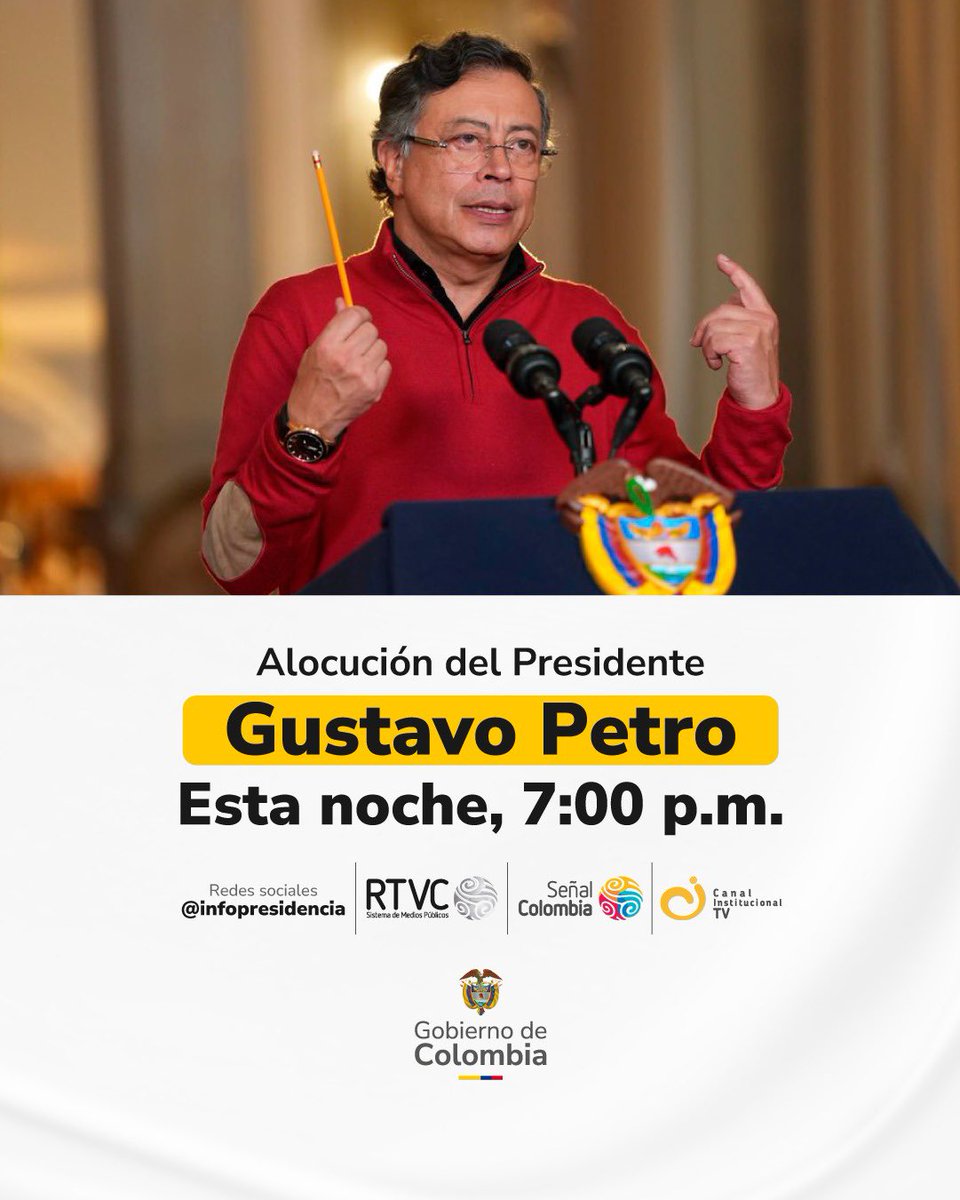 Gustavo Petro tweet media