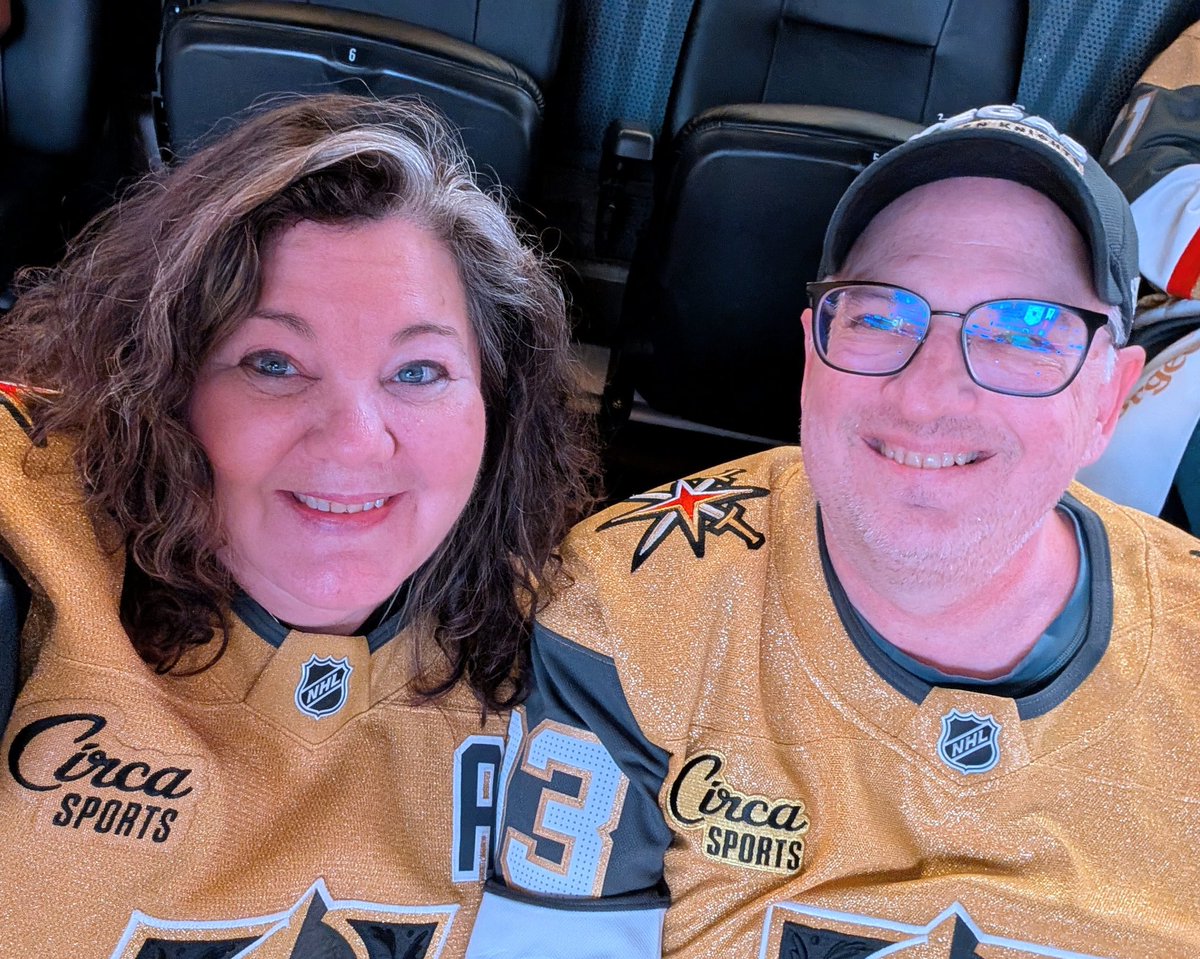 missuskarlab's tweet photo. Stanley Cup Finals!! Never thought we'd be here in March, but here we are!! Go Knights Go!
#ForgedInGold 
#vegasborn  
#VegasStrong https://t.co/wOMQT3mWia