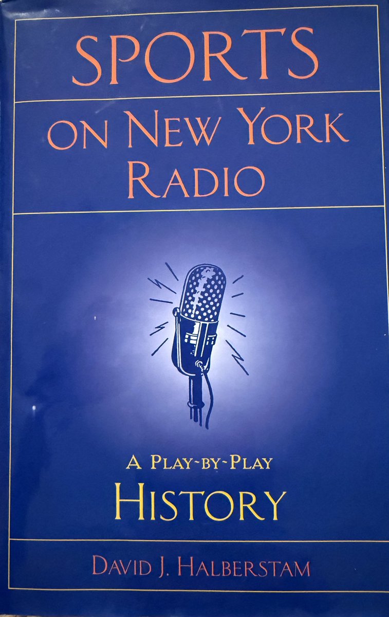 KennyAlbert's tweet photo. RIP David Halberstam - a terrific broadcaster, radio executive, and author. His 1999 book “Sports on New York Radio: A Play-by-Play History” is a must-read for sportscasters and sports fans of all ages. https://t.co/zCkgRkrZ2w