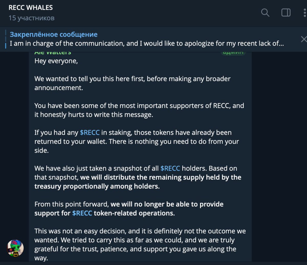 GagaOzone's tweet photo. @RECCFinance Another lying scam https://t.co/rQF2XTEIw6