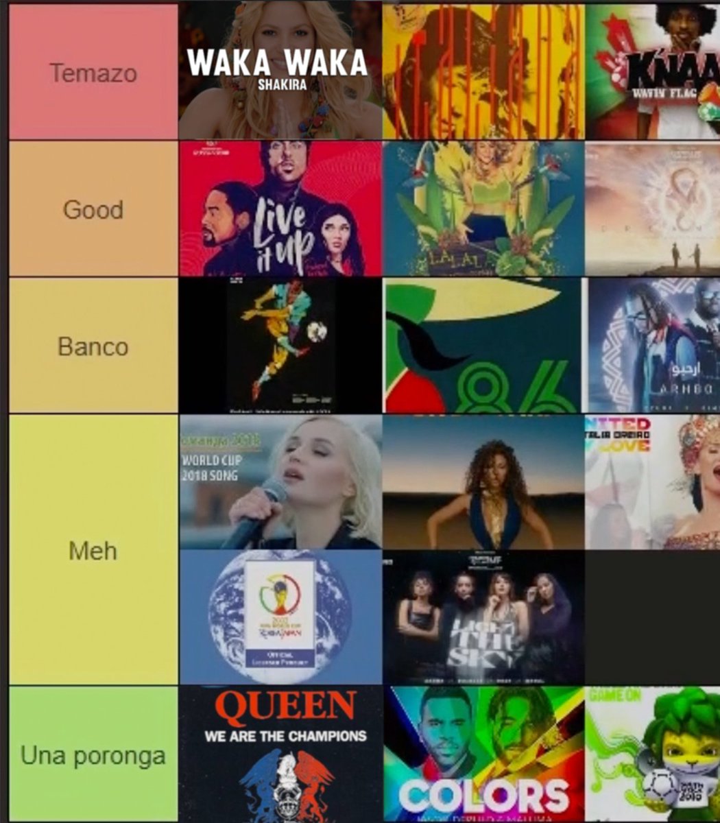 kickespanol's tweet photo. spreen dijo que waka waka es mejor que we are the champions https://t.co/mEGmivvV5b