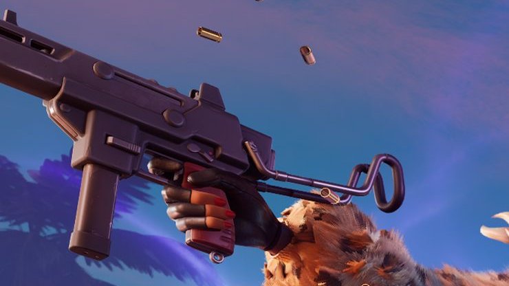 HoloFNBR's tweet photo. The Flex SMG will most likely be unvaulted in Chapter 7 Season 3, as it is visible here. https://t.co/3bs0dCfyXj