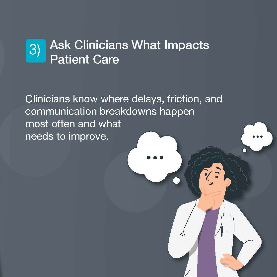 PerfectServe's tweet photo. We surveyed 343 clinicians about the operational challenges that make their jobs harder.

40% of respondents said their leadership team has NEVER asked them for feedback about the tools &amp; processes they use to do their jobs every day.

Here are four ways to improve communication: https://t.co/lmSX2ASCaC